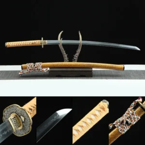 1095 Steel Clay tempered Handmade Japanese samurai sword